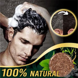 Barra de Shampoo Orgânica - Restaura a cor natural e hidrata o cabelo